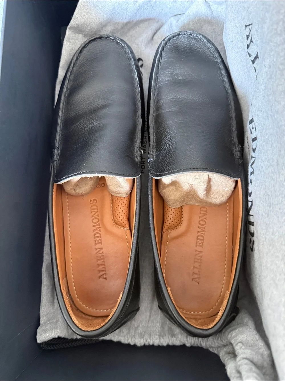 Allen Edmonds streamlined black